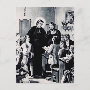 Saint Louis de Montfort fransk präst Vykort