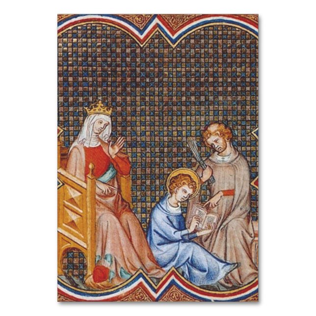 Saint Louis IX av Frankrike Bordsnummer (Framsidan)