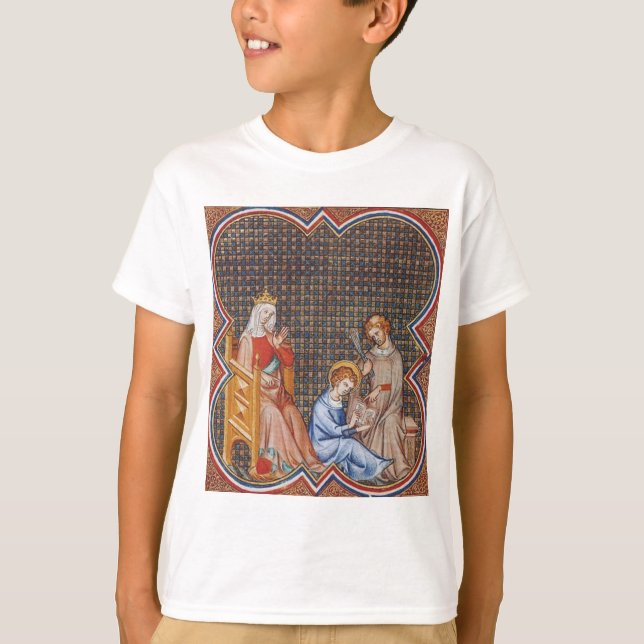 Saint Louis IX av Frankrike T Shirt (Framsida)