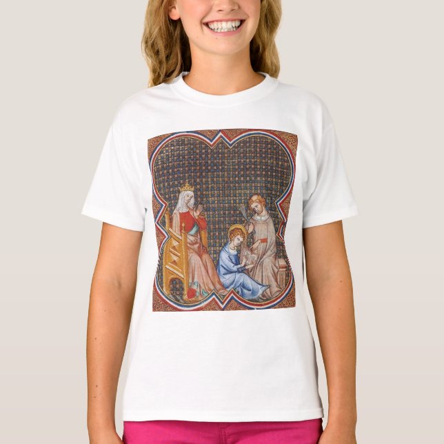 Saint Louis IX av Frankrike T Shirt (Framsida)
