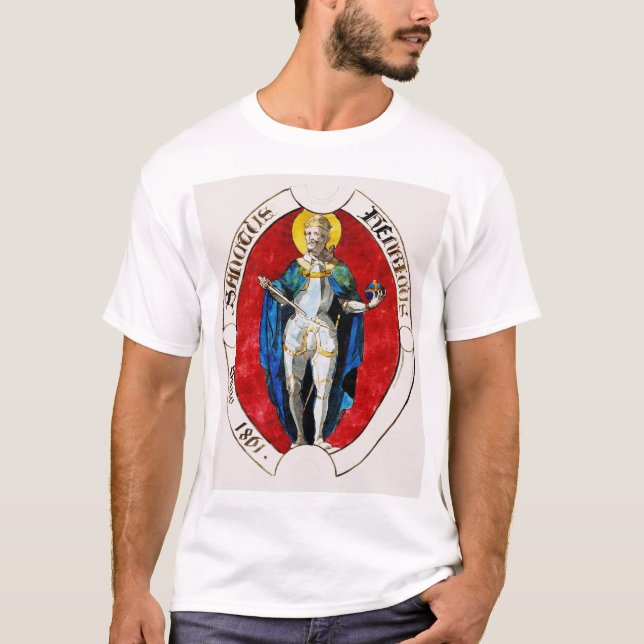 Saint Louis IX Kung av Frankrike T Shirt (Framsida)