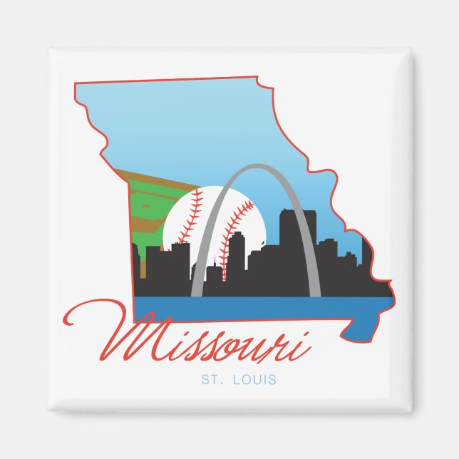 Saint Louis Missouri Magnet (Framsidan)