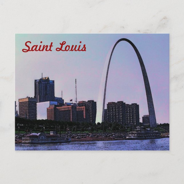 Saint Louis Postcard Vykort (Framsida)