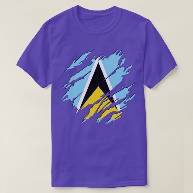 Saint Lucia Always T Shirt (Design framsida)