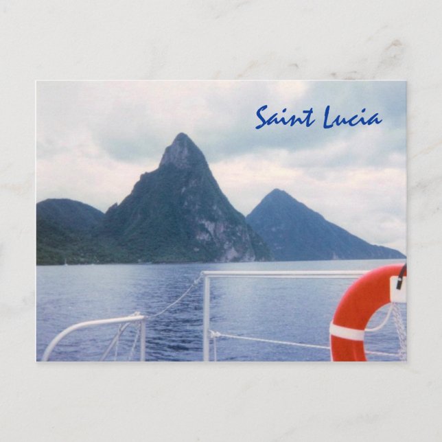 Saint Lucia Anpassningsbar Postcard Vykort (Framsida)