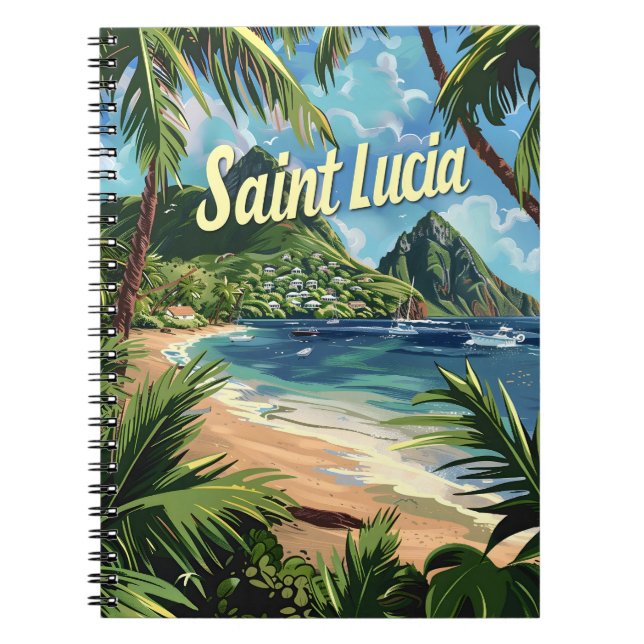Saint Lucia Anteckningsbok (Framsidan)