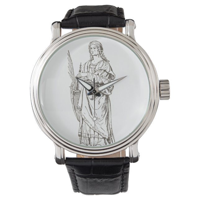 Saint Lucia av Bernardino Luini Armbandsur (Framsida)