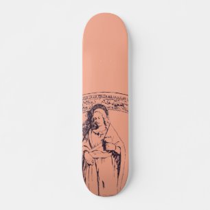 Saint Lucia av Syracuse av Giovanni della Robbia Mini Skateboard Bräda 18,5 Cm