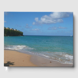 Saint Lucia Beach Tropical Vacation liggande Gästböcker