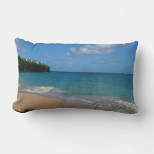 Saint Lucia Beach Tropical Vacation liggande Lumbarkudde