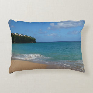 Saint Lucia Beach Tropical Vacation liggande Prydnadskudde