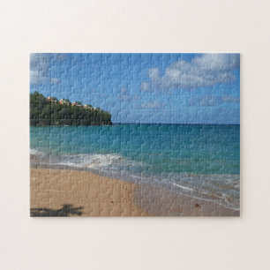 Saint Lucia Beach Tropical Vacation liggande Pussel