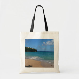 Saint Lucia Beach Tropical Vacation liggande Tygkasse