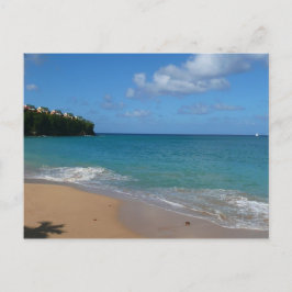 Saint Lucia Beach Tropical Vacation liggande Vykort