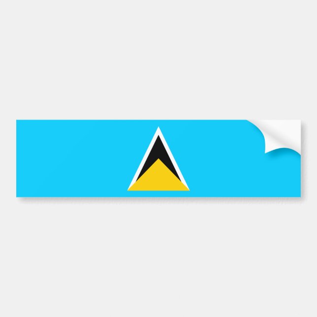 Saint Lucia Bildekal (Framsidan)
