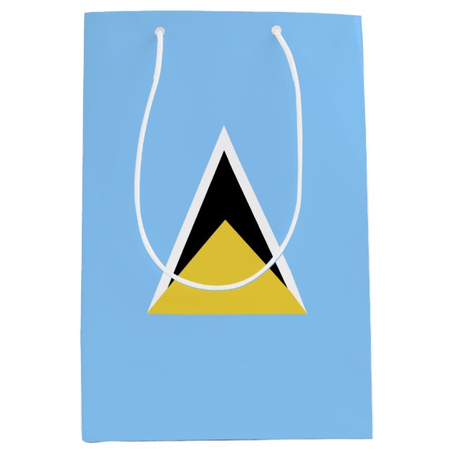 Saint Lucia flagga (Framsidan)