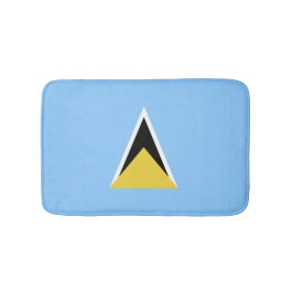 Saint Lucia flagga Badrumsmatta