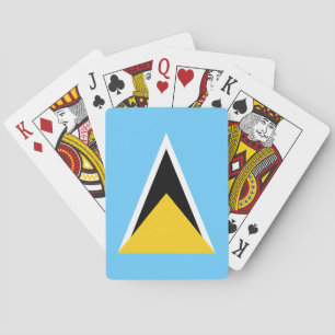 Saint Lucia-flagga Casinokort