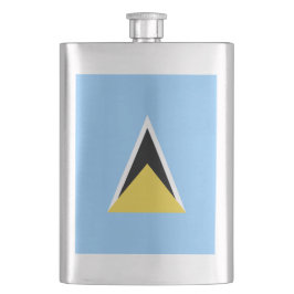 Saint Lucia flagga Fickplunta