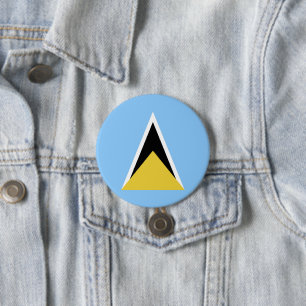 Saint Lucia flagga Knapp