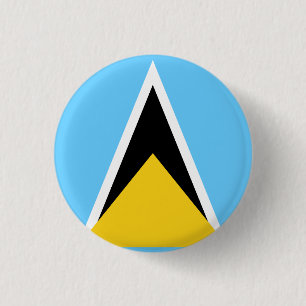Saint Lucia-Flagga Knapp