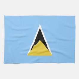 Saint Lucia flagga Kökshandduk