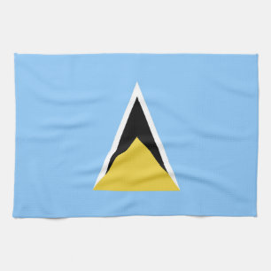 Saint Lucia flagga Kökshandduk