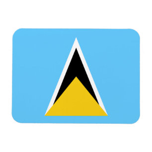 Saint Lucia-flagga Magnet