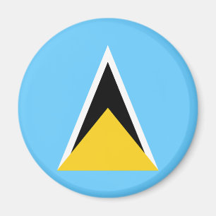 Saint Lucia-flagga Magnet