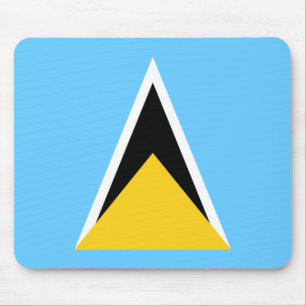 Saint Lucia Flagga Musmatta