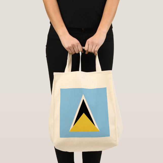 Saint Lucia flagga Tygkasse (Framsida (produkt))