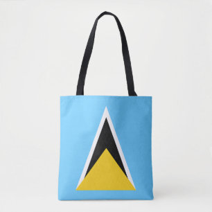 Saint Lucia-flagga Tygkasse
