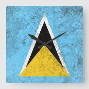 Saint Lucia Fyrkantig Klocka