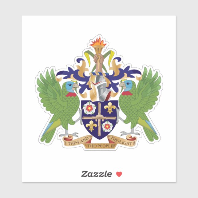 Saint Lucia Klistermärken (Ark)