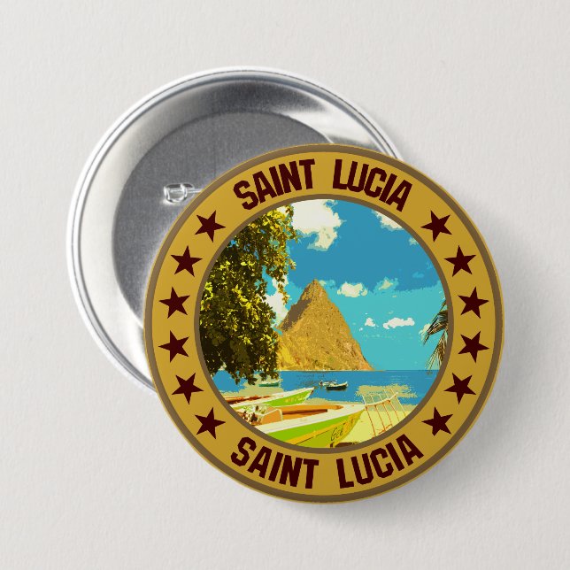 Saint Lucia Knapp (Framsida & baksida)
