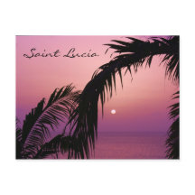 Saint Lucia Lila Paradise Sunset