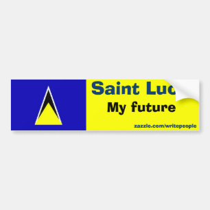 Saint lucia, min framtid bildekal