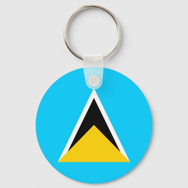 Saint Lucia Nyckelring (Framsida)