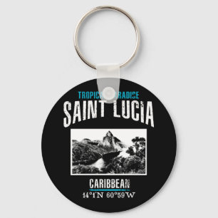 Saint Lucia Nyckelring