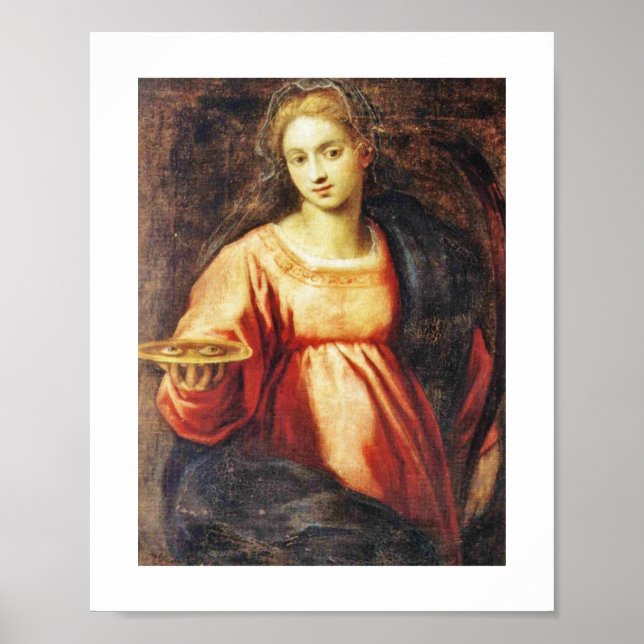 Saint Lucia of Sverige Poster (Framsidan)