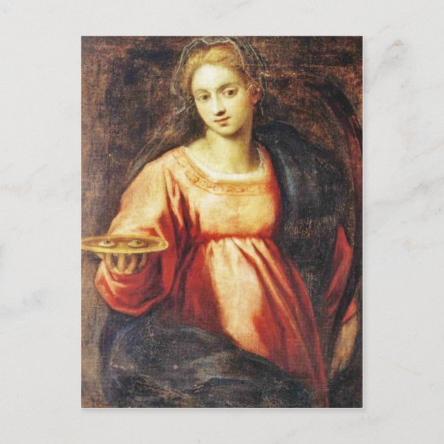 Saint Lucia of Sverige Vykort (Framsida)