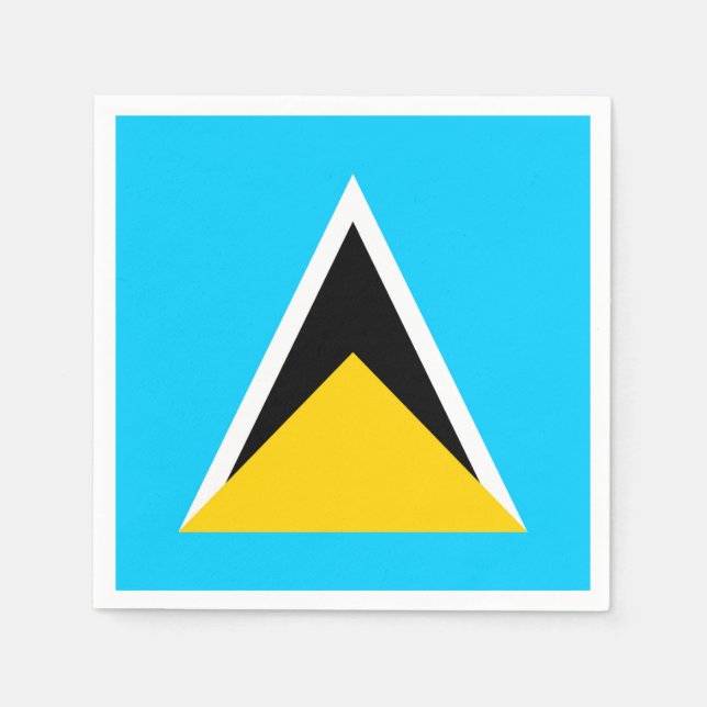 Saint Lucia Pappersservett (Framsidan)