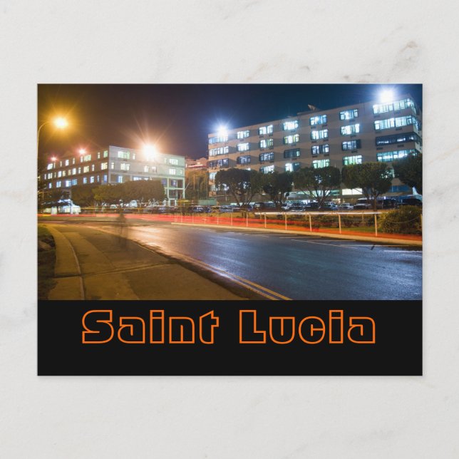 Saint Lucia Postcard Vykort (Framsida)