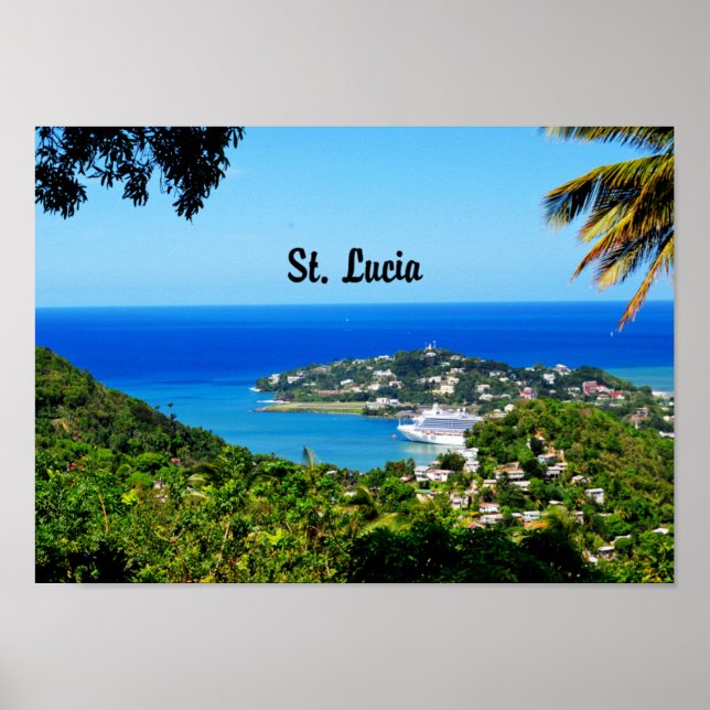 Saint Lucia Poster (Framsidan)