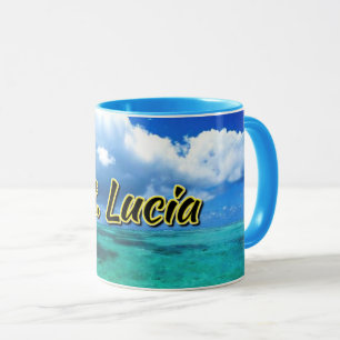 Saint Lucia Sea himmel Mugg