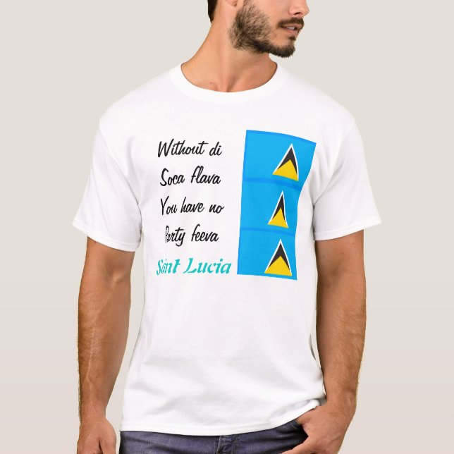 Saint lucia sommarfestival t-shirts (Framsida)