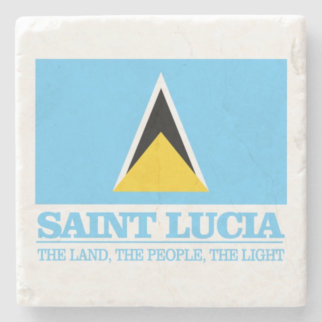 Saint Lucia Stenunderlägg (Framsidan)