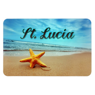 Saint Lucia-stjärtfiskar Magnet
