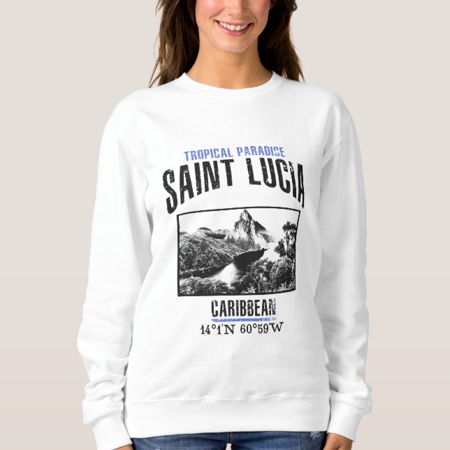 Saint Lucia T-shirt (Framsida)