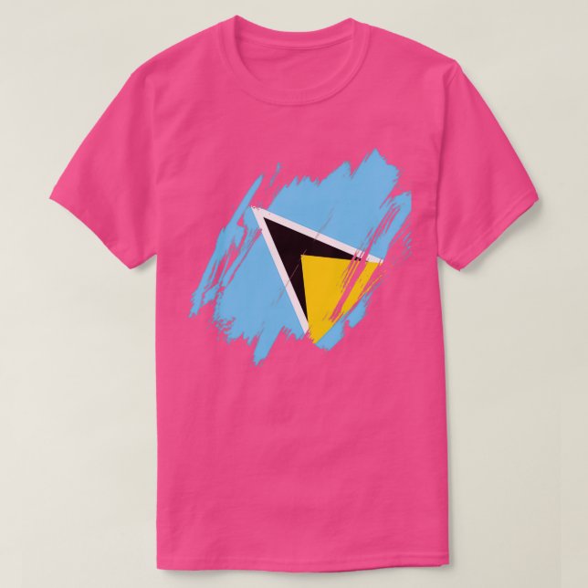 Saint Lucia T Shirt (Design framsida)
